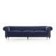 Chesterfield Belchamp 4 places - Velours 