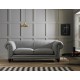 Chesterfield Northbank 3 places - Laine Light Grey